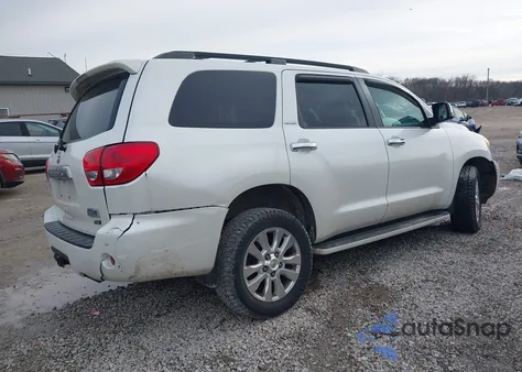 2013 Toyota Sequoia Platinum 5.7L V8 from USA, damaged, VIN 5TDDW5G15DS080992